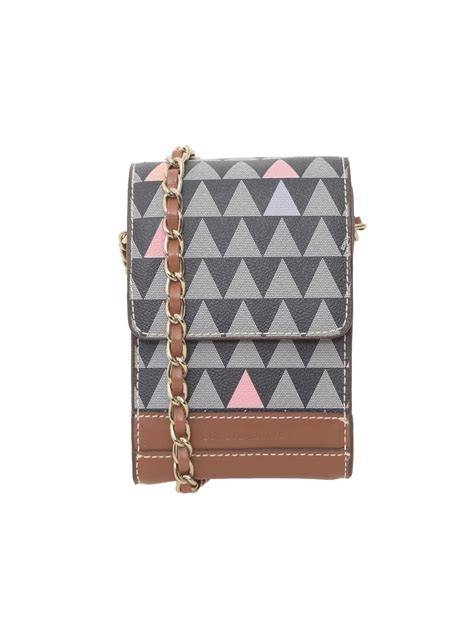 Bolsa Tiracolo Pequena New 4GRLS Triangle Preta.